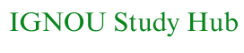 IGNOU Study Hub